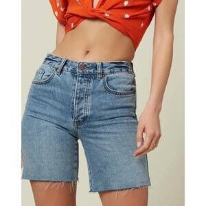 O’NEILL Lauper Drifter Shorts Cut Off Raw Hem Cotton 7” Inseam Sz 27